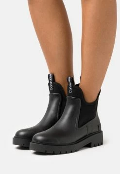 Calvin Klein Jeans Mid Rainboot Chelsea - Classic Ankle Boots - Black