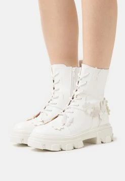 Even&Odd Platform Ankle Boots - White