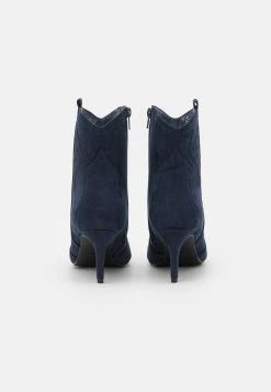 Anna Field High Heeled Ankle Boots - Dark Blue -winter shoes Sales 2023 6ee6507ce7ba49f39ef26c3303504231
