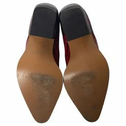 Chloé Rylee Snake-Effect Ankle Boots In Red Leather 11 Chloé Rylee Snake-Effect Ankle Boots In Red Leather -winter shoes Sales 2023 709708 5