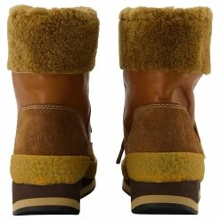 See By Chloé Brown Leather Ankle Boots -winter shoes Sales 2023 711163 3