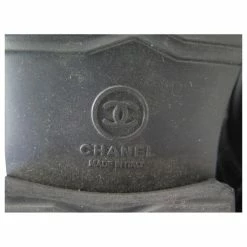 NEW CHANEL G ANKLE BOOTS30289 36.5 37 QUILTED LEATHER RANGERS COMBAT BOOTS Grey -winter shoes Sales 2023 714834 5