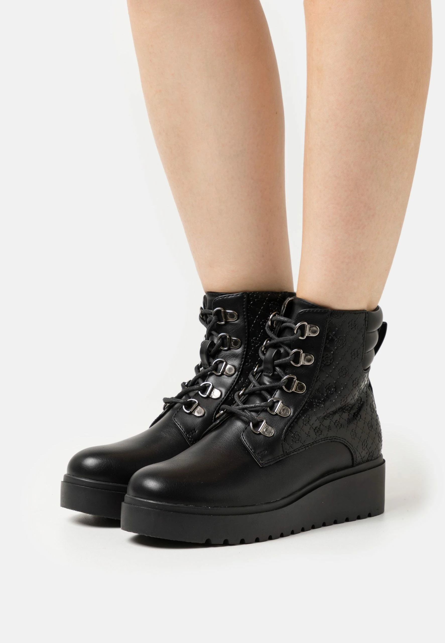 Anna Field Wedge Ankle Boots - Black 1 Anna Field Wedge Ankle Boots - Black