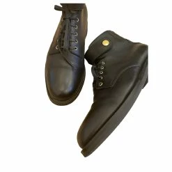 Boots, Boots, Heschung Rangers 37,5/38 (5) Black Leather Golden -winter shoes Sales 2023 721536 4