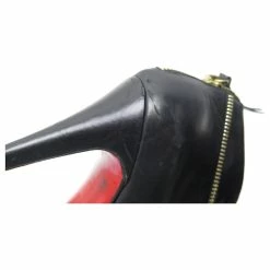 CHRISTIAN LOUBOUTIN COLIZIP T SHOES38 IN BLACK LEATHER BLACK BOOTS -winter shoes Sales 2023 721778 6