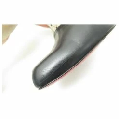 RESILLISSIMA CHRISTIAN LOUBOUTIN SHOES 100 KID RESILLE BLACK LEATHER BOOTS -winter shoes Sales 2023 721786 6