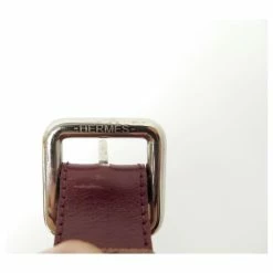 Hermès HERMES ANKLE BOOTS 39 LEATHER AND RED PONY BOOTS FOAL SHOES Dark Red -winter shoes Sales 2023 721839 7