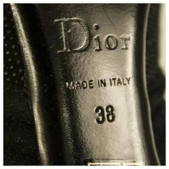 Christian Dior Dior Black Leather And Suede Knee Height Boots High Heels Shoes Size 38 -winter shoes Sales 2023 724047 7