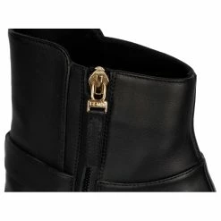 Fendi Black Leather Ankle Boots With Heels -winter shoes Sales 2023 726625 5