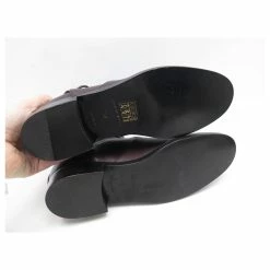 BALENCIAGA SHOES BOOTS WITH BUCKLES 357864 37 LEATHER PLUM LOW BOOTS Prune 9 BALENCIAGA SHOES BOOTS WITH BUCKLES 357864 37 LEATHER PLUM LOW BOOTS Prune -winter shoes Sales 2023 728403 3