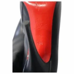 Christian Louboutin High Heel Ankle Boots In Black Leather -winter shoes Sales 2023 729666 5