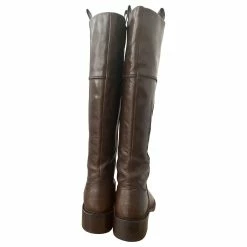 Sublime Hugo Boss Riding Boots 41 Chocolate Leather Dark Brown -winter shoes Sales 2023 730170 3