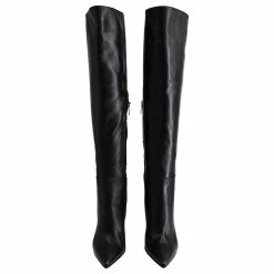 Gianvito Rossi Kerolyn 85 Knee High Boots In Black Leather -winter shoes Sales 2023 730475 3