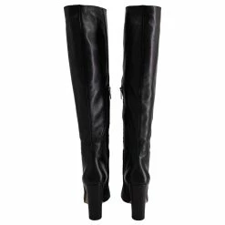 Gianvito Rossi Kerolyn 85 Knee High Boots In Black Leather -winter shoes Sales 2023 730475 4
