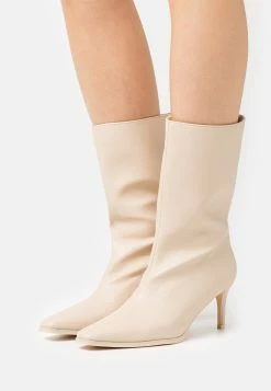 NLY By Nelly Everyday Fab Heel Boot - High Heeled Ankle Boots - Beige