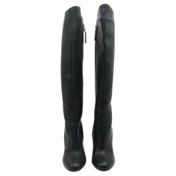 Valentino Knee Length 'Bow' Leather Boots Black 8 Valentino Knee Length 'Bow' Leather Boots Black -winter shoes Sales 2023 739829 3