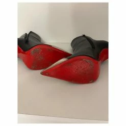 Christian Louboutin Calamijane Ankle Boots In Black Leather, Taille 40 -winter shoes Sales 2023 749895 6