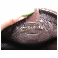 NINE GUCCI BOOTS SHOES 270515 Runway 36 CHOCOLATE LEATHER NEW BOOTS Brown -winter shoes Sales 2023 750337 7