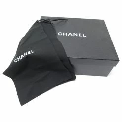 CHANEL SHOES POINTED ANKLE BOOTS WITH HEELS 10b 40 BLACK LEATHER + BOOTS BOX -winter shoes Sales 2023 750363 8