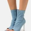 Even&Odd Classic Ankle Boots - Blue Denim