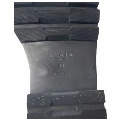 Alaïa Alaia Openwork Ankle Boots In Black Leather -winter shoes Sales 2023 756279 6