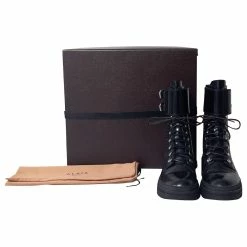 Alaïa Alaia Openwork Ankle Boots In Black Leather -winter shoes Sales 2023 756279 7