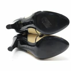 NEW CHANEL SHOES BOOTS WITH HEELS 37 TWO-TONE BLACK BEIGE LEATHER BOOTS -winter shoes Sales 2023 758112 3