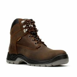 Men's Bonanza Titan Pro Waterproof 6-Inch Work Boots Dark Brown
