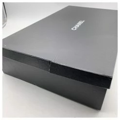 Chanel Black Leather 2016 Lace-Up Cutout CC Knee High Boots Size 38 -winter shoes Sales 2023 763908 10