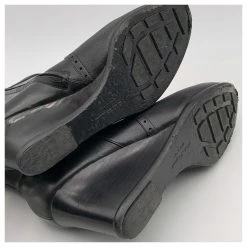 Salvatore Ferragamo Black Leather Wedges Ankle Boots Shoes Size 6.5 C -winter shoes Sales 2023 768610 5