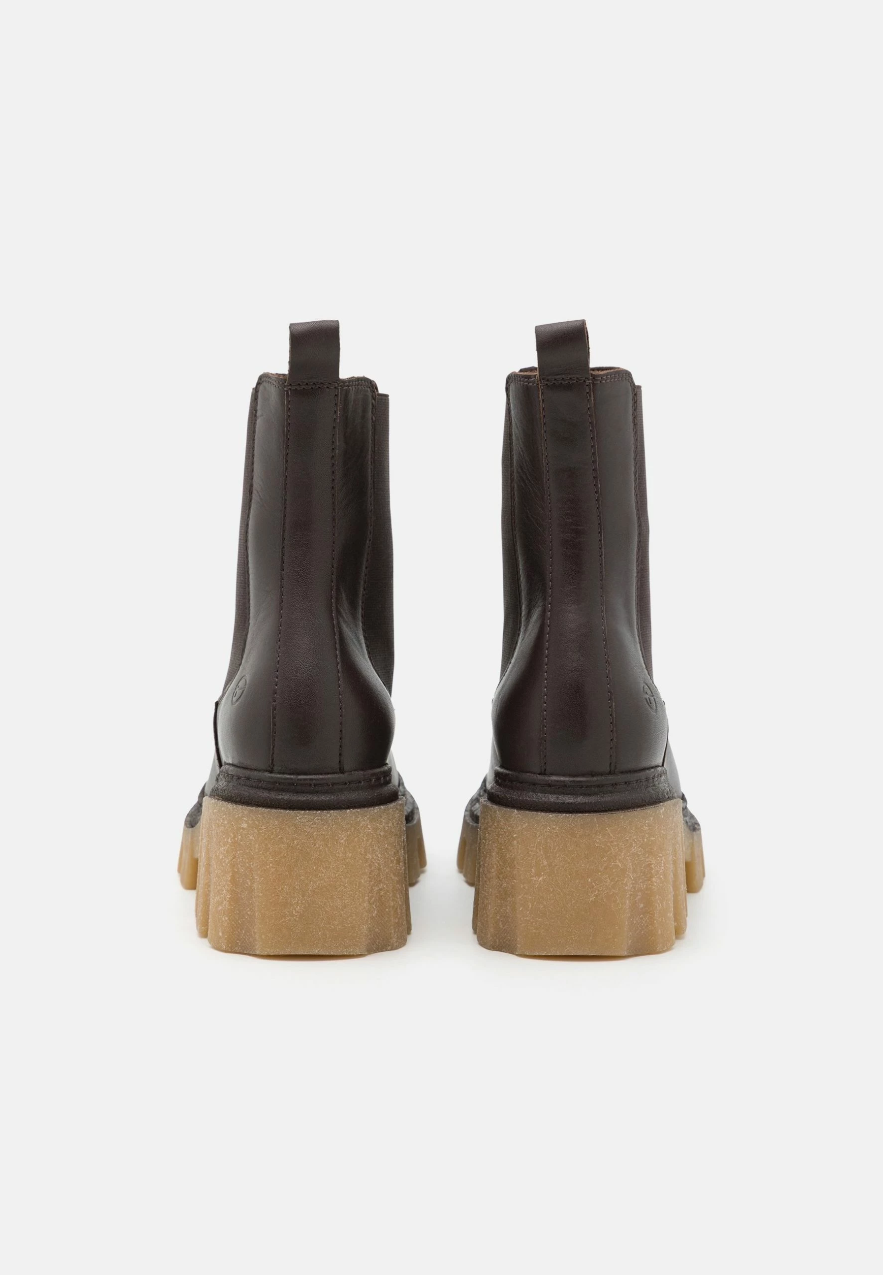 Tamaris Platform Ankle Boots - Dark Brown 4 Tamaris Platform Ankle Boots - Dark Brown - Image 4