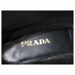 SHOES BOOTS PRADA CAVALIERE 37.5 38.5 FR DISTRESSED EFFECT LEATHER BOOTS Brown -winter shoes Sales 2023 772469 7