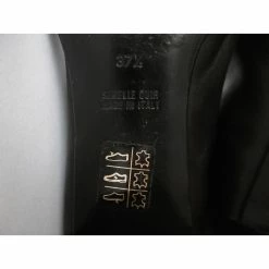 Hermès Low Heel Leather Boots Black -winter shoes Sales 2023 77852 10