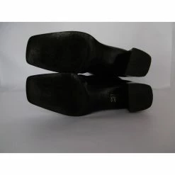 Hermès Low Heel Leather Boots Black -winter shoes Sales 2023 77852 8