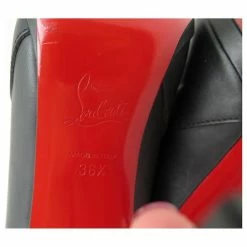 CHRISTIAN LOUBOUTIN BOOTS 36.5IT 37.5EN BLACK LEATHER BOOTS SHOES 12 CHRISTIAN LOUBOUTIN BOOTS 36.5IT 37.5EN BLACK LEATHER BOOTS SHOES -winter shoes Sales 2023 778521 4