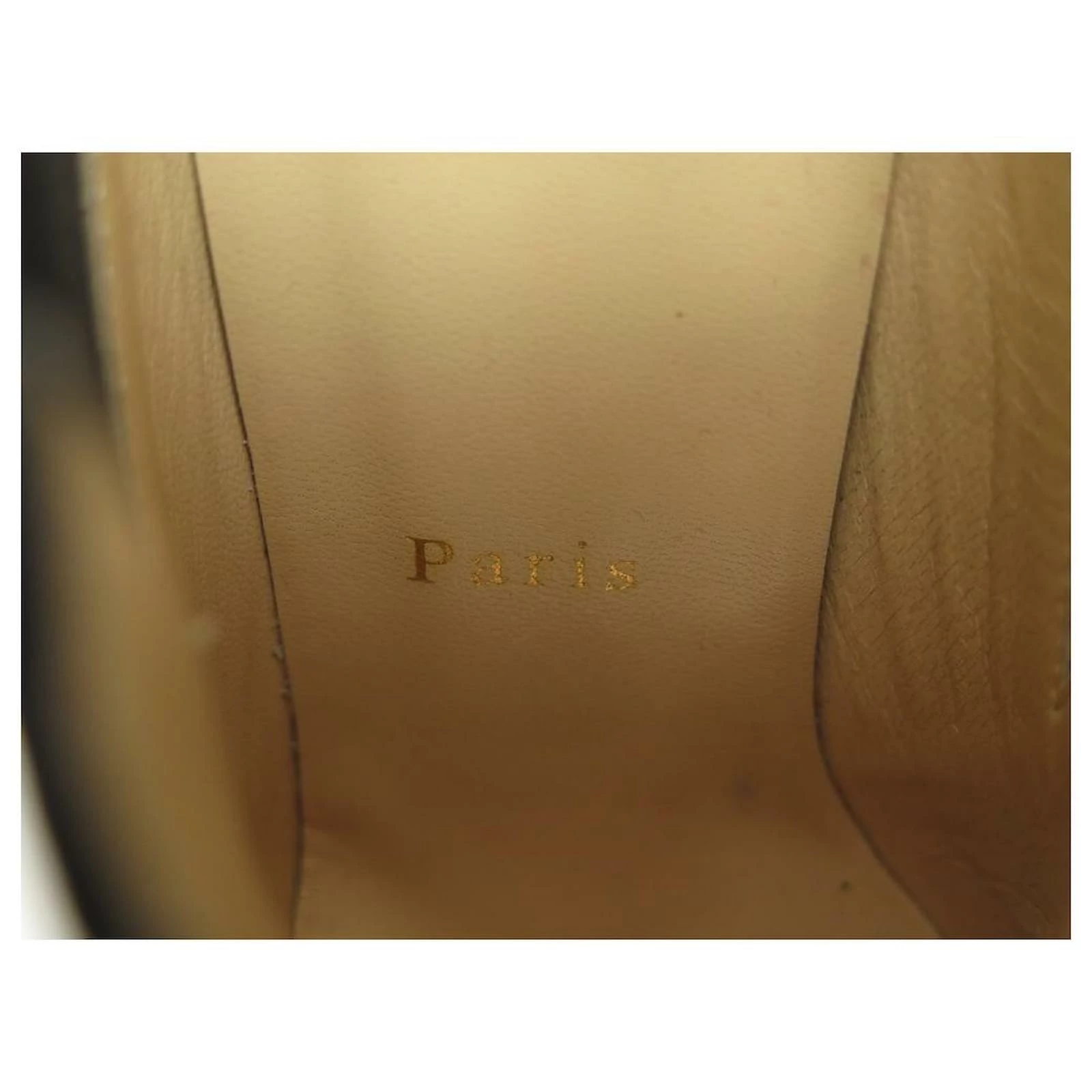 CHRISTIAN LOUBOUTIN BOOTS 36.5IT 37.5EN BLACK LEATHER BOOTS SHOES 6 CHRISTIAN LOUBOUTIN BOOTS 36.5IT 37.5EN BLACK LEATHER BOOTS SHOES - Image 6