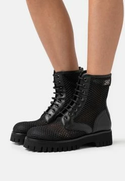 Casadei Trappeur - Lace-Up Ankle Boots - Nero