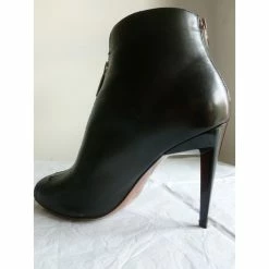 Sportmax Leather High Heel Boots Black -winter shoes Sales 2023 78271 7