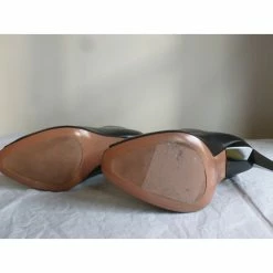 Sportmax Leather High Heel Boots Black -winter shoes Sales 2023 78271 8