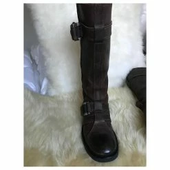 Dior Brown Gras Leather Boots 9 Dior Brown Gras Leather Boots -winter shoes Sales 2023 799324 4