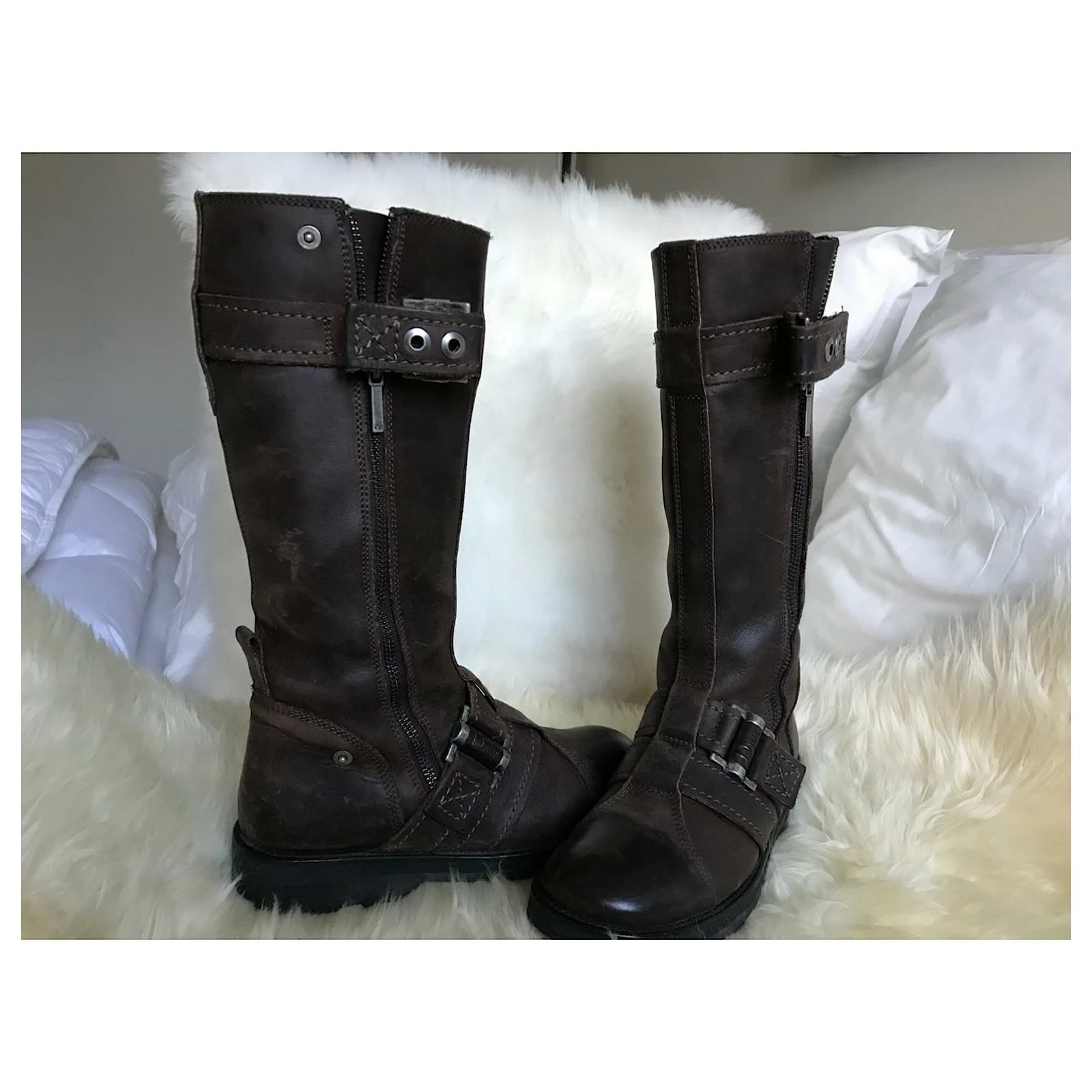 Dior Brown Gras Leather Boots 6 Dior Brown Gras Leather Boots - Image 6