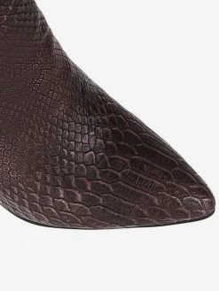 Coffee Brown Knee-High Boots For Women Pointed Toe Chunky Heel Boots -winter shoes Sales 2023 7c954e8b 5a1b 4245 92ab 19e9de71e9a0