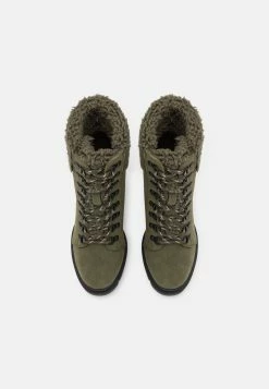 Anna Field Leather - Lace-Up Ankle Boots - Khaki -winter shoes Sales 2023 7d8c23ada9ed4ab4b7dcf756f86fb7ba