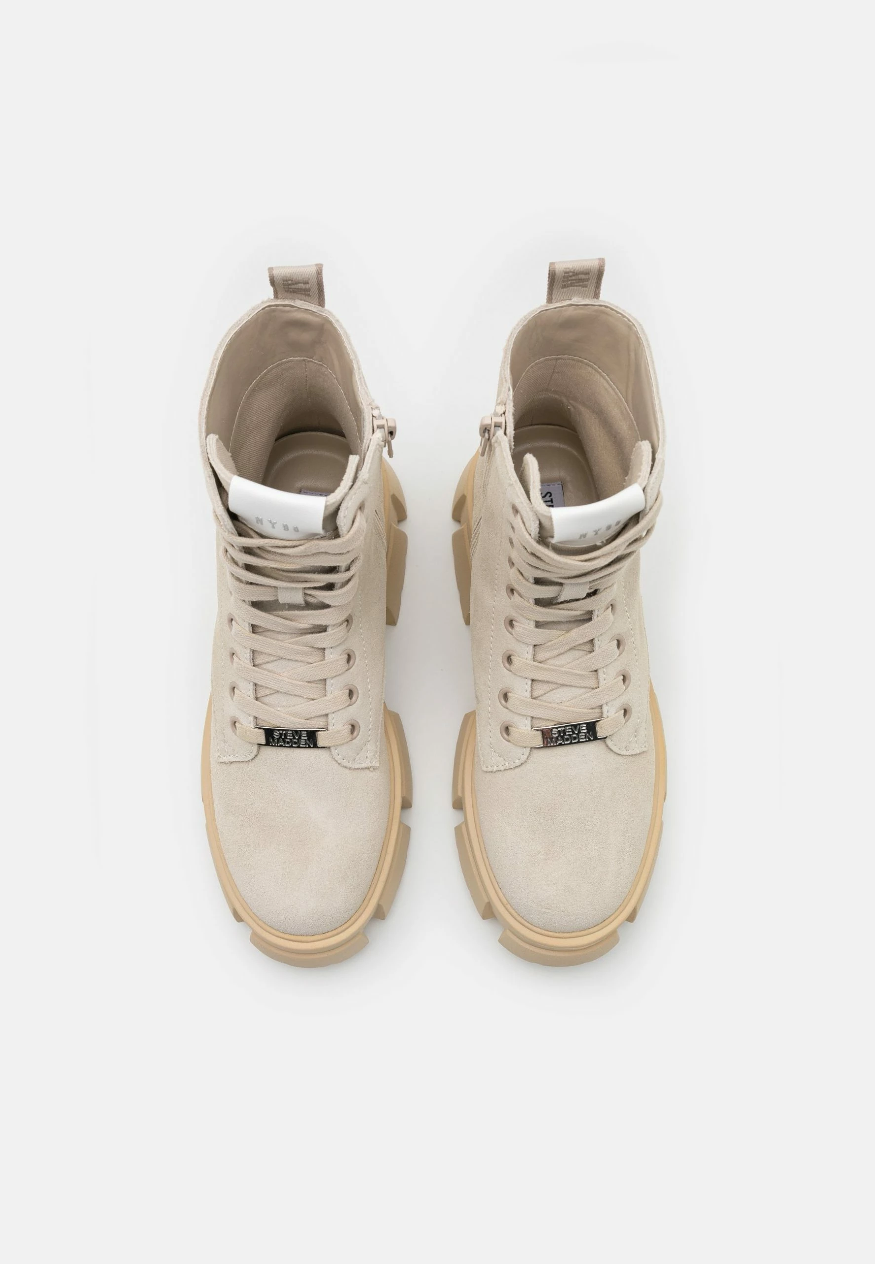 Steve Madden Tanker - Platform Ankle Boots - Beige 8 Steve Madden Tanker - Platform Ankle Boots - Beige - Image 8