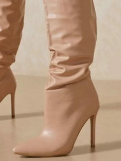 Women's Slouch Boots Pointy Toe Stiletto Heel Wide Thigh High Boots -winter shoes Sales 2023 7f94375b 70e3 4589 b682 c47f2d3d46d1