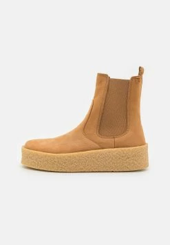 El Naturalista Dolmen - Platform Ankle Boots - Honey