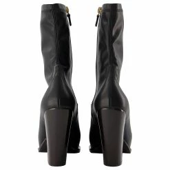 Stella Mc Cartney Cowboy Boots In Black Synthetic Leather -winter shoes Sales 2023 803648 3