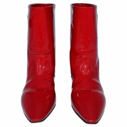 Miu Miu Red Patent Leather Boots -winter shoes Sales 2023 804614 3
