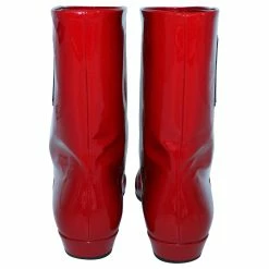 Miu Miu Red Patent Leather Boots -winter shoes Sales 2023 804614 4