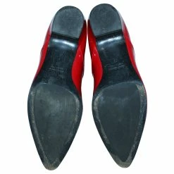 Miu Miu Red Patent Leather Boots -winter shoes Sales 2023 804614 5